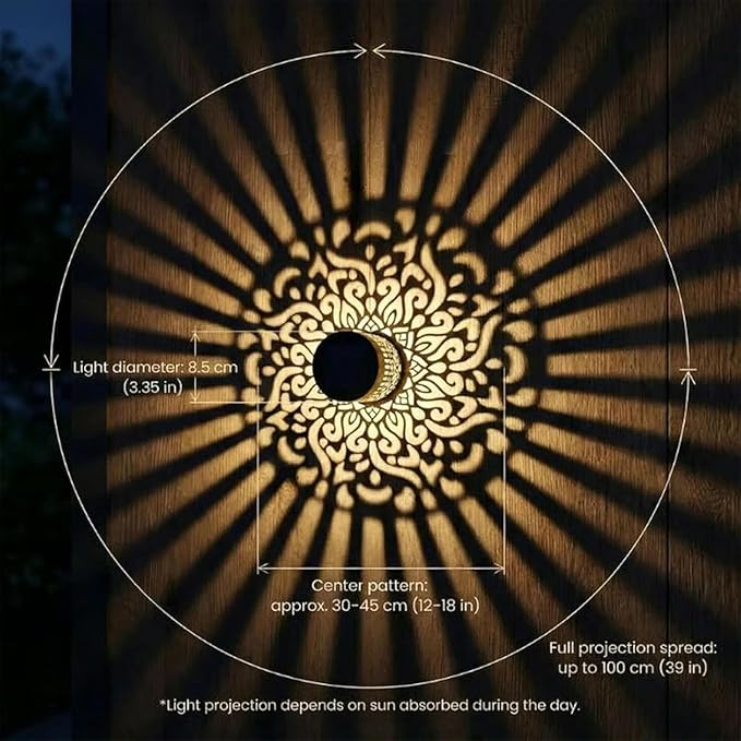 Decorative Solar Mandala Lights