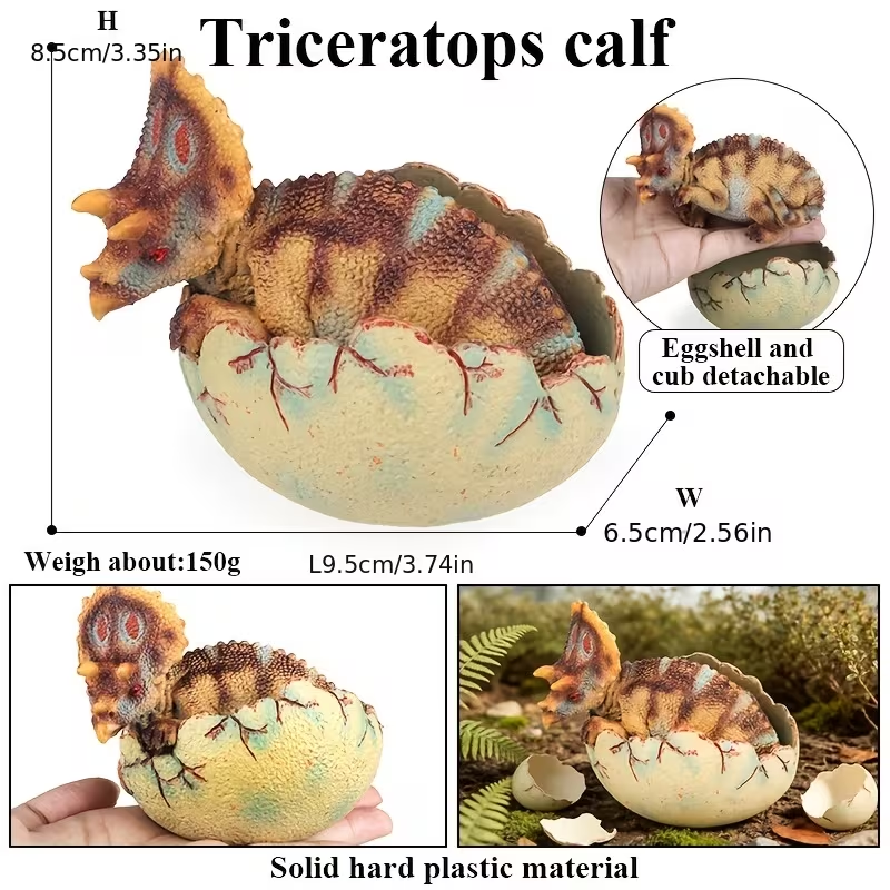 🦖Last day up to 49% OFF - 1 PC Broken Shell Dinosaur Egg Jurassic Sculpture Ornament - Home and Desktop Decoration Ornaments and Props