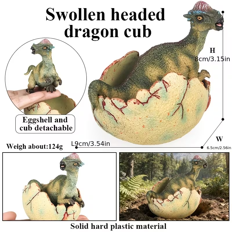 🦖Last day up to 49% OFF - 1 PC Broken Shell Dinosaur Egg Jurassic Sculpture Ornament - Home and Desktop Decoration Ornaments and Props