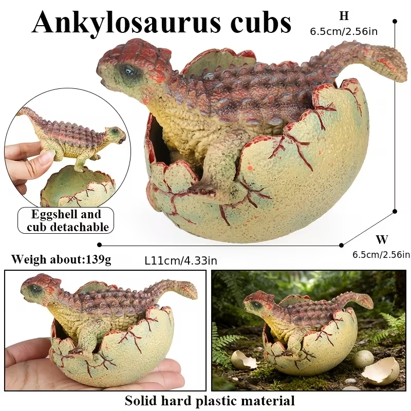 🦖Last day up to 49% OFF - 1 PC Broken Shell Dinosaur Egg Jurassic Sculpture Ornament - Home and Desktop Decoration Ornaments and Props