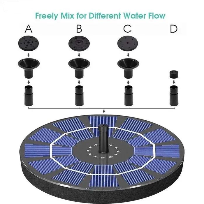 ⏳Time-Limited Special⏰Compact Solar Bird Fountain Pump – Keep Your Garden Alive! 🐦