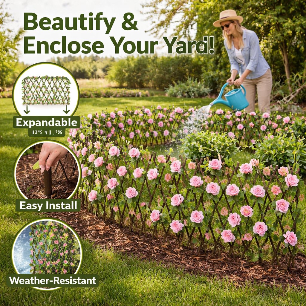 Up to 50% off🔥Get yours before they're gone – 🌿 Expandable Artificial Fence