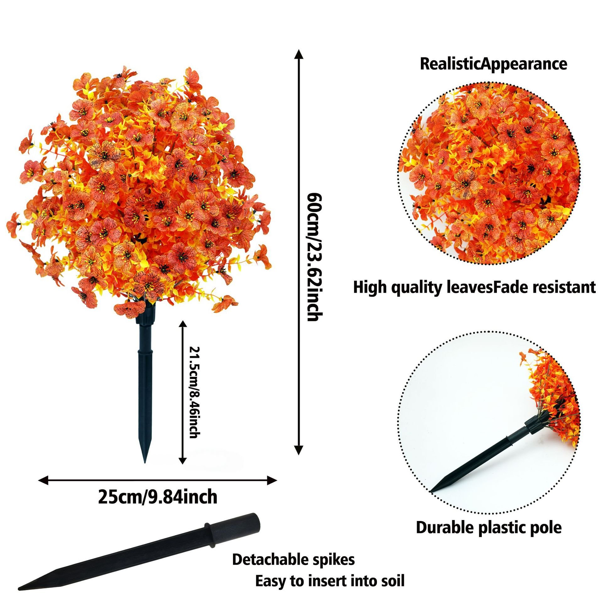 🔥Outdoor/Indoor UV Resistant & Waterproof Artificial Flower Decor