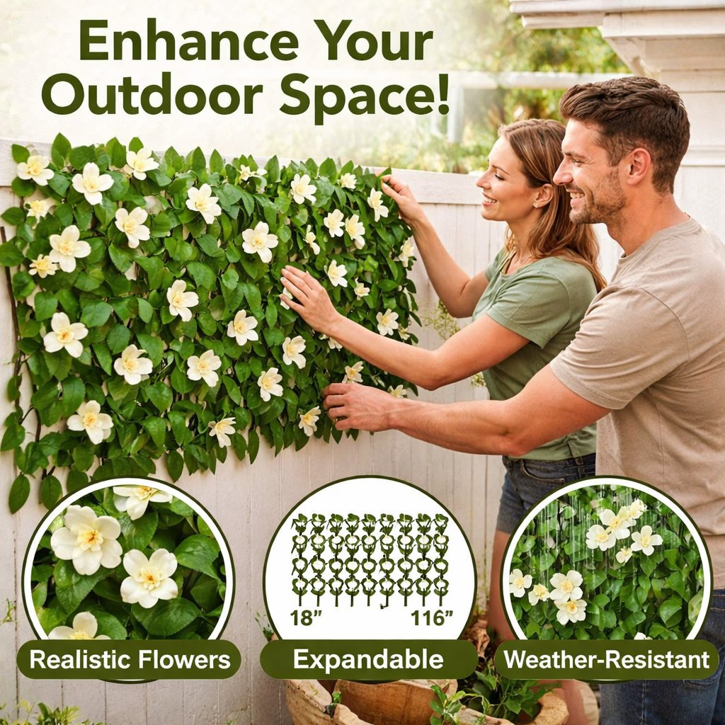 Up to 50% off🔥Get yours before they're gone – 🌿 Expandable Artificial Fence