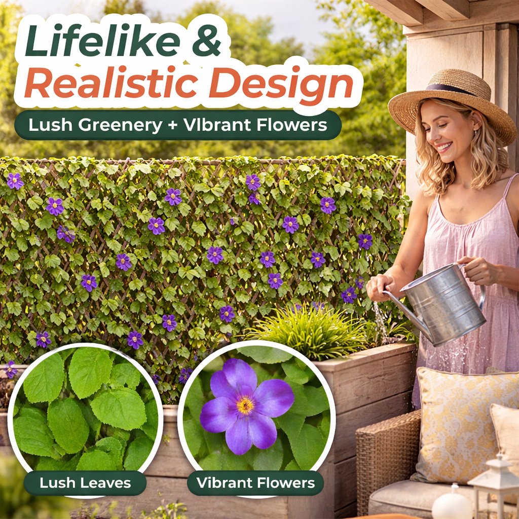 Up to 50% off🔥Get yours before they're gone – 🌿 Expandable Artificial Fence