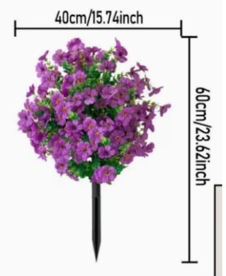 🔥Outdoor/Indoor UV Resistant & Waterproof Artificial Flower Decor