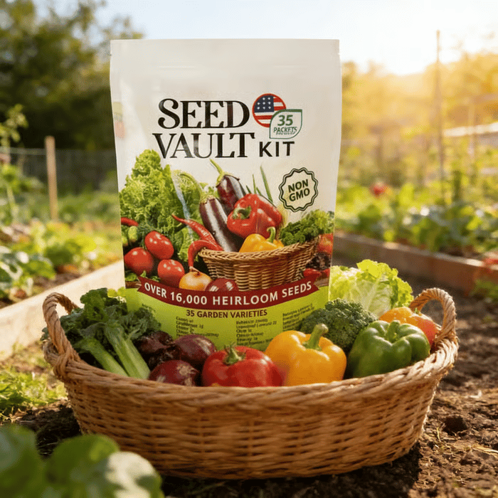 Last Day 59% OFF-Vegetable Seed Vault Kit | 35 Variety Pack