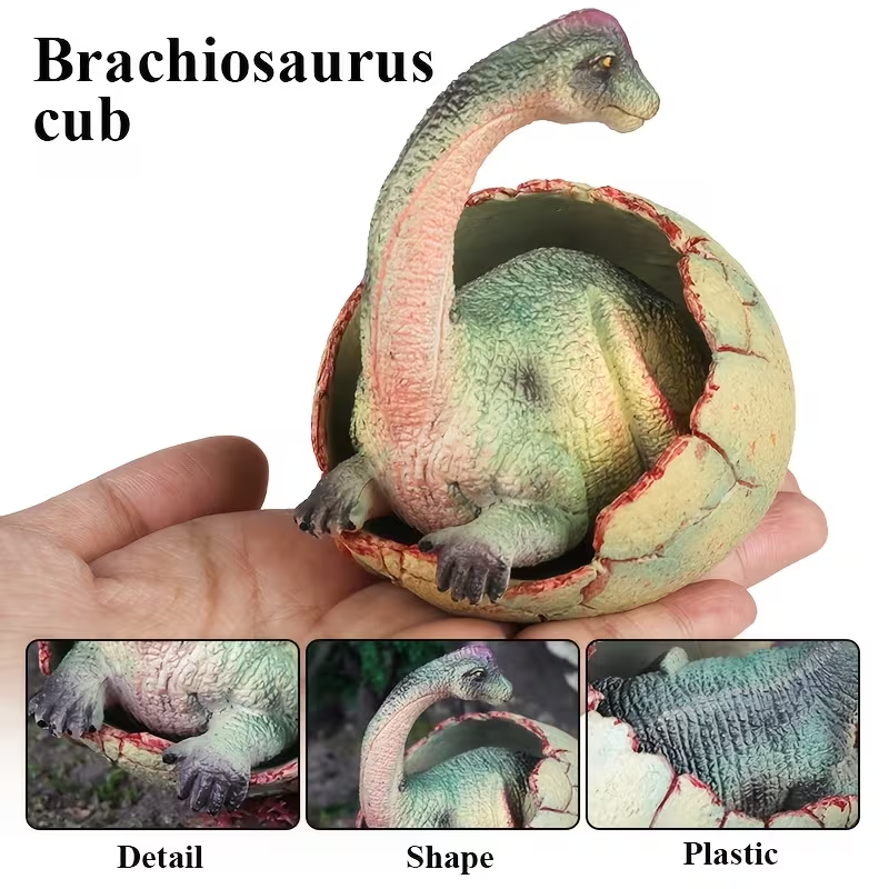 🦖Last day up to 49% OFF - 1 PC Broken Shell Dinosaur Egg Jurassic Sculpture Ornament - Home and Desktop Decoration Ornaments and Props