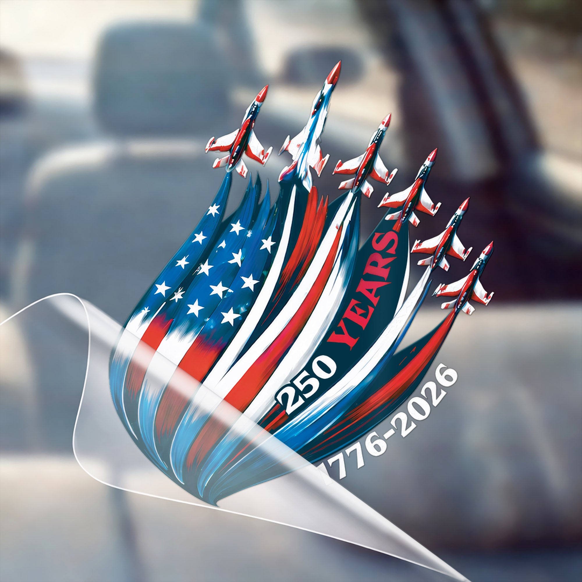 🔥 LIMITED TIME OFFER - Flag Fighter Jet High Quality UV DTF 3D Decal
