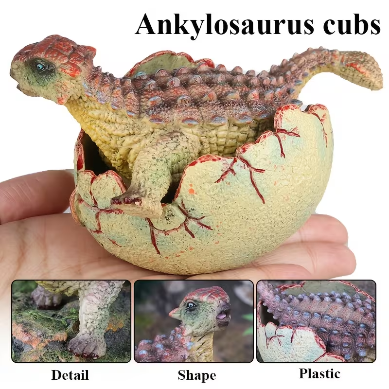 🦖Last day up to 49% OFF - 1 PC Broken Shell Dinosaur Egg Jurassic Sculpture Ornament - Home and Desktop Decoration Ornaments and Props