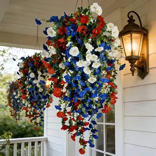 Last day up to 60% OFF✨Independence Day Hot Sale❤🤍💙 🇺🇸 Red, White & Blue Flowers for America’s 250th – Perfect for Porch & Party 💐