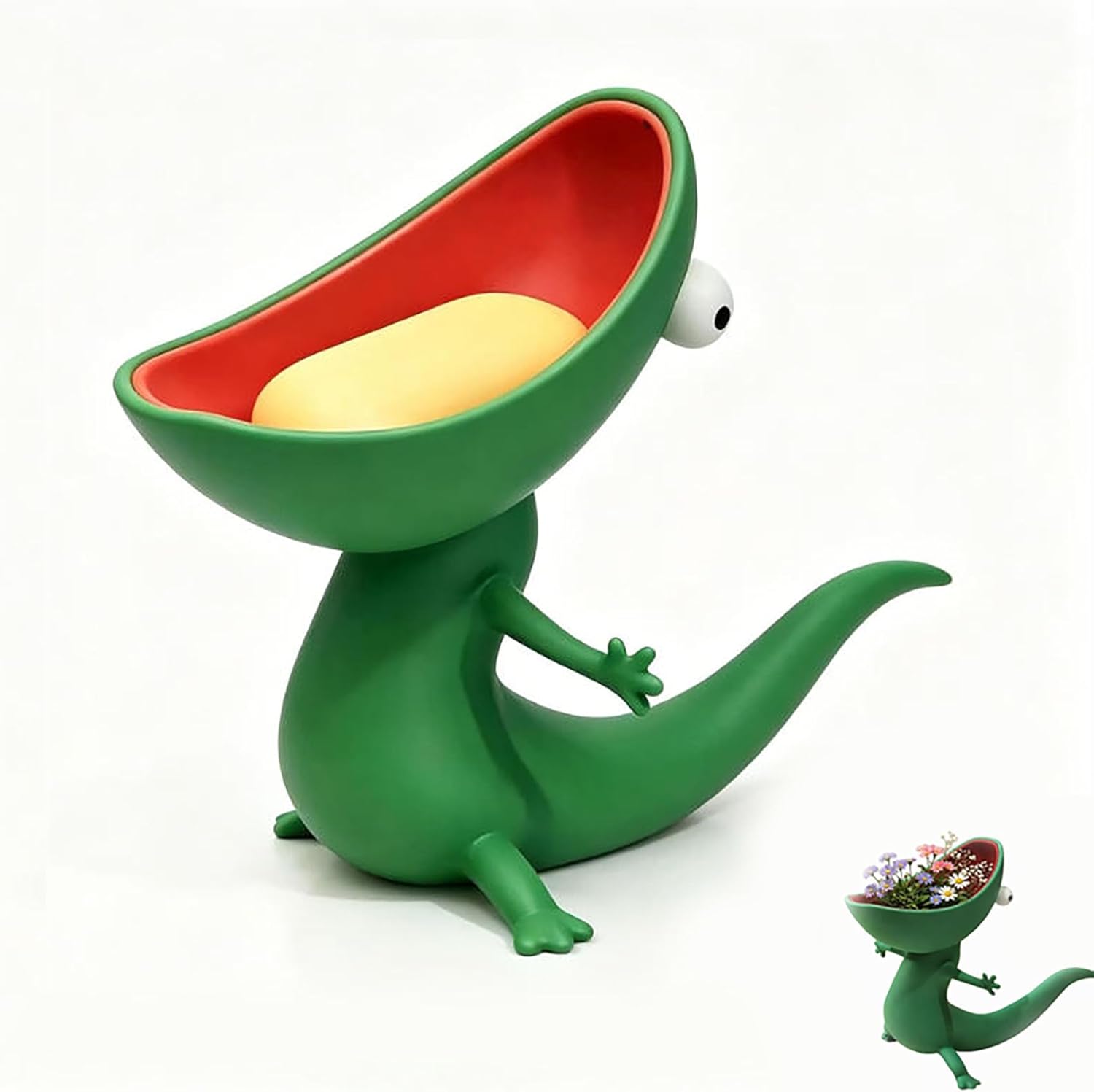 Lizard Soap Holder – Odor-Free Resin, Built-in Drainage, No More Mushy Soap