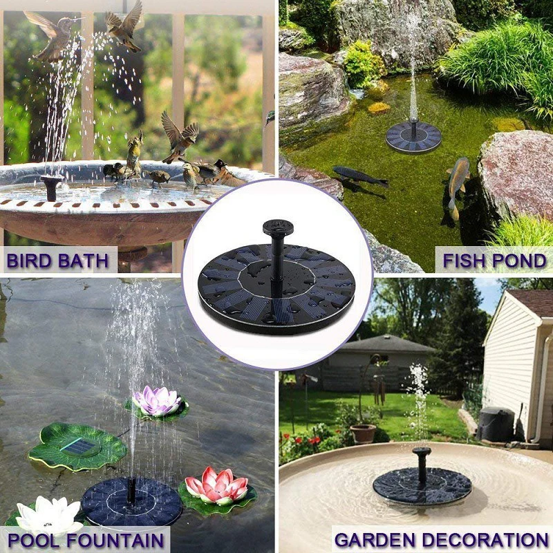⏳Time-Limited Special⏰Compact Solar Bird Fountain Pump – Keep Your Garden Alive! 🐦