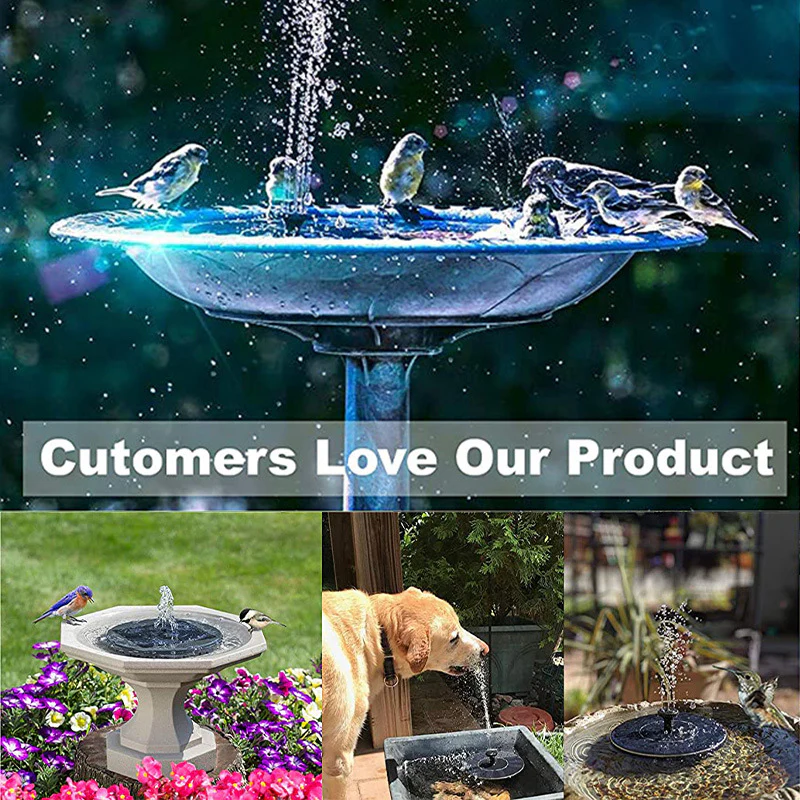 ⏳Time-Limited Special⏰Compact Solar Bird Fountain Pump – Keep Your Garden Alive! 🐦