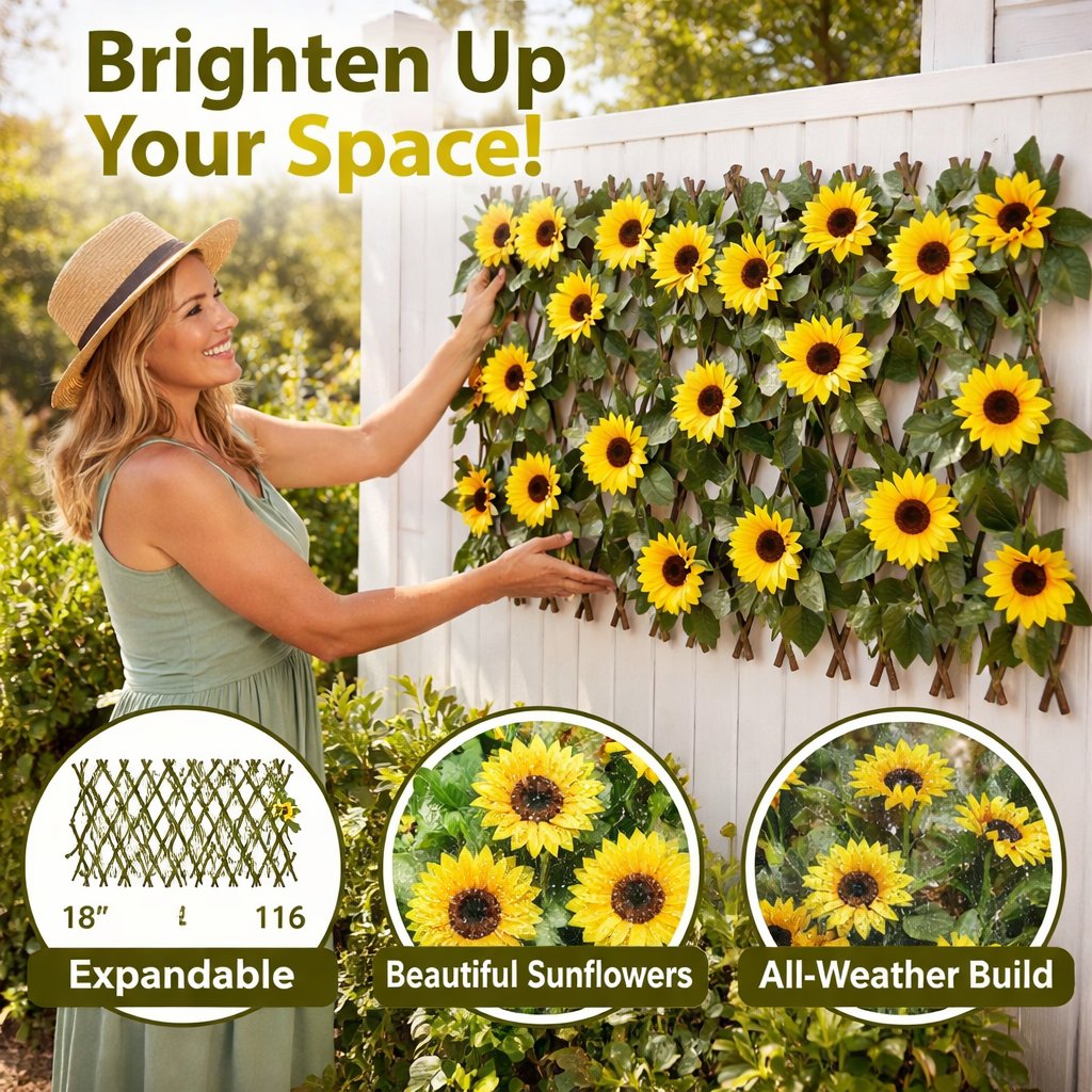 Up to 50% off🔥Get yours before they're gone – 🌿 Expandable Artificial Fence