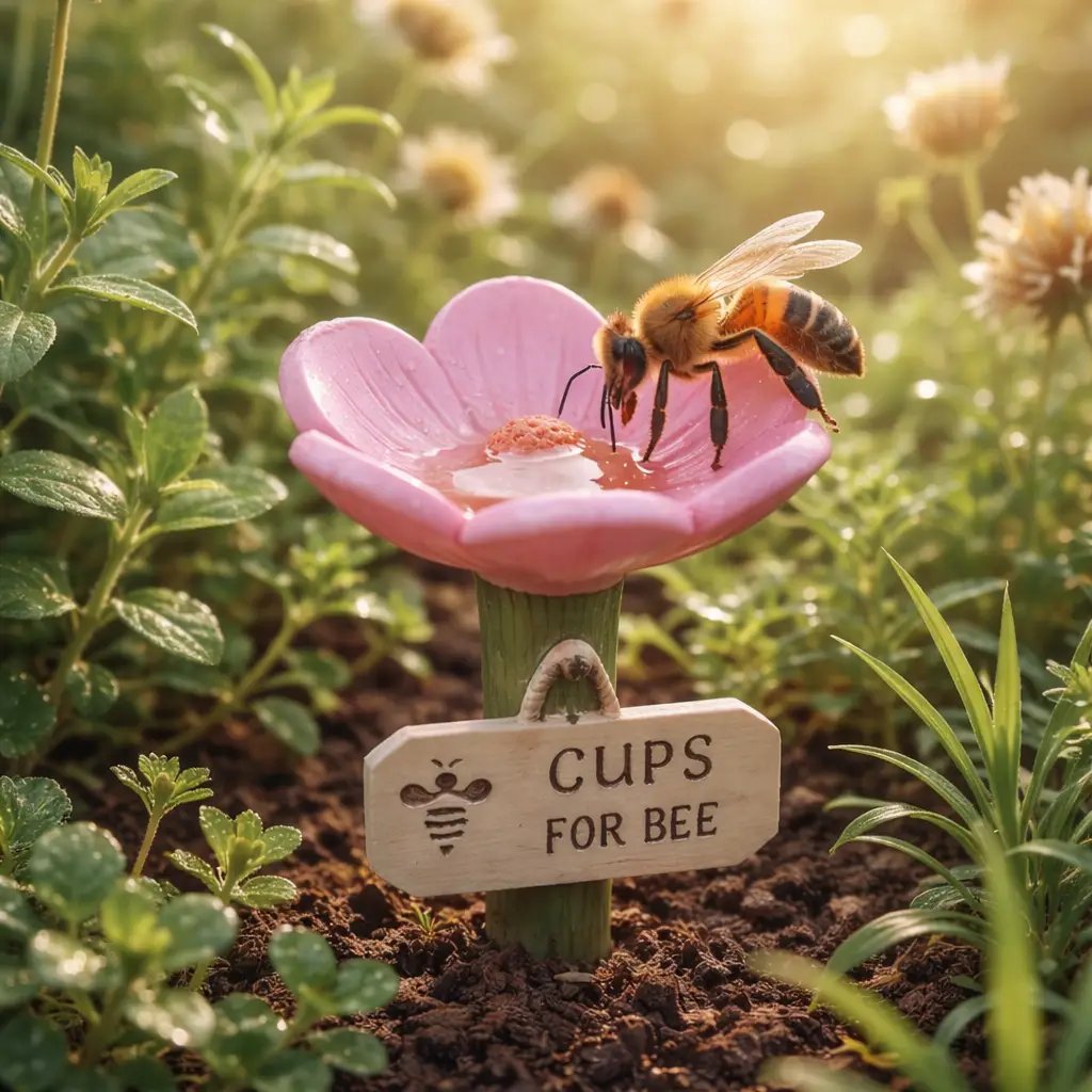 ⏳Last Day - Up To 70% OFF🐝Flower-Shaped Bee Watering Station💧