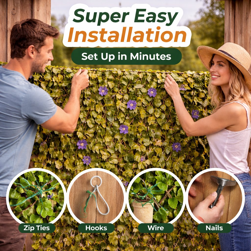 Up to 50% off🔥Get yours before they're gone – 🌿 Expandable Artificial Fence