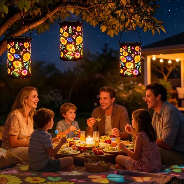 🌞Colorful Sunflower Glow Solar Garden Lantern