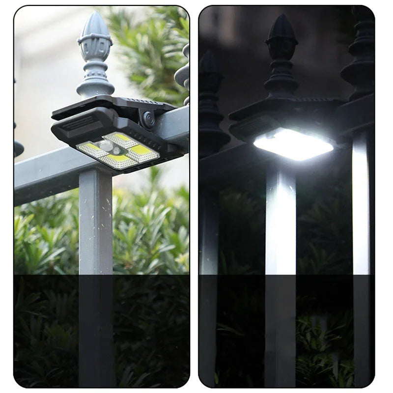 🌿 Solar clip light with motion sensor – 🔥Buy 2 Get 1 free! Perfect for gardens, balconies, and patios! 🏡✨