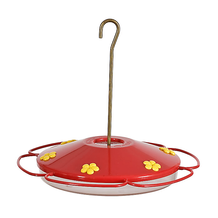 Hummingbird Feeder With Perch And Built-in Ant Moat