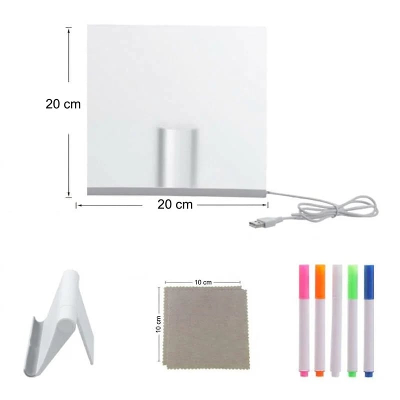 🔥Last Day 49% OFF 🎨 LED Drawing Board for Kids – Erasable Acrylic Art Board