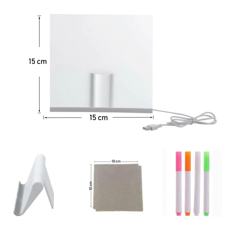 🔥Last Day 49% OFF 🎨 LED Drawing Board for Kids – Erasable Acrylic Art Board