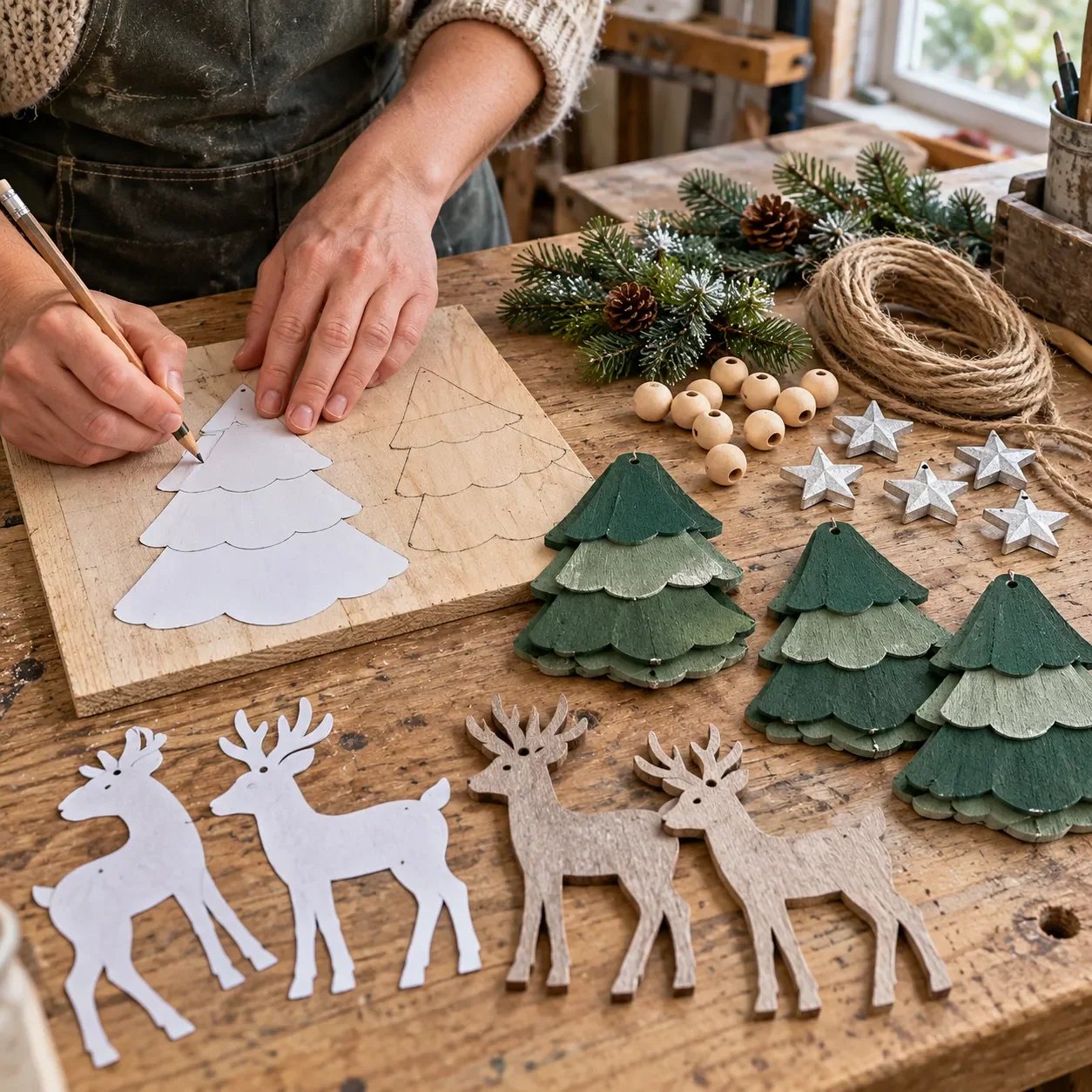 🔥 Last Day 49% OFF 🔥Lighted Woodland Christmas Garland