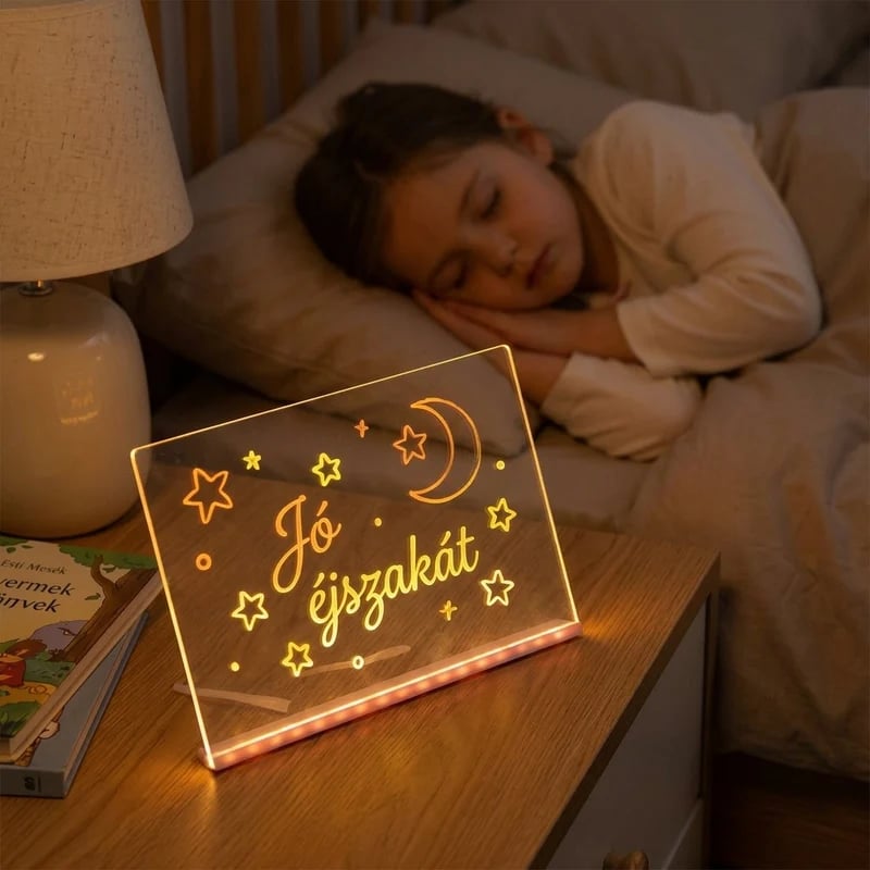🔥Last Day 49% OFF 🎨 LED Drawing Board for Kids – Erasable Acrylic Art Board