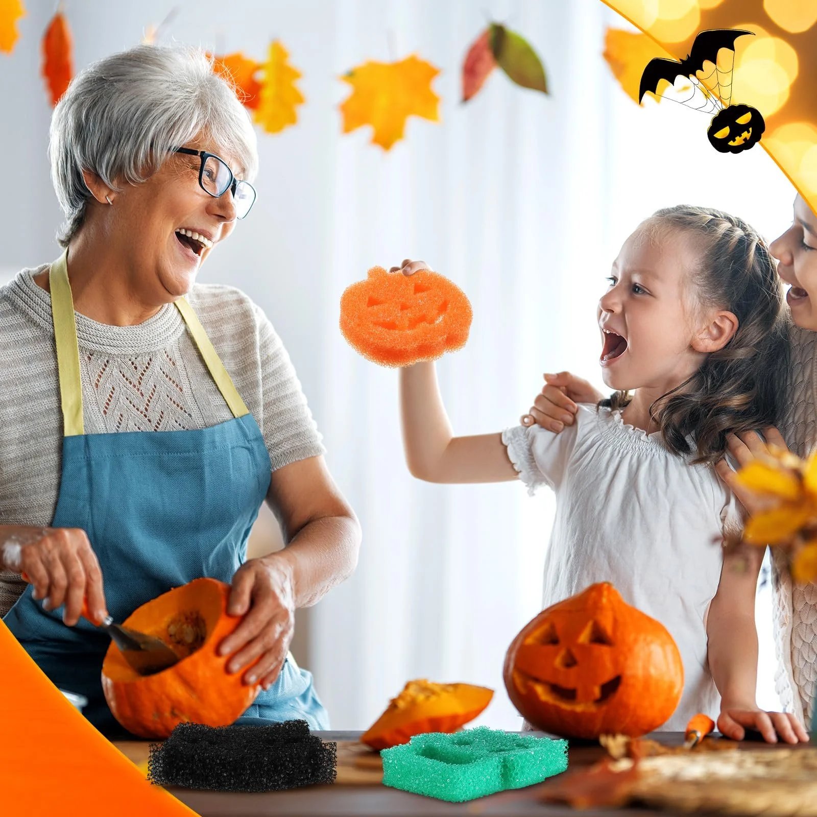 🔥Pcs Halloween Cleaning Sponges👻