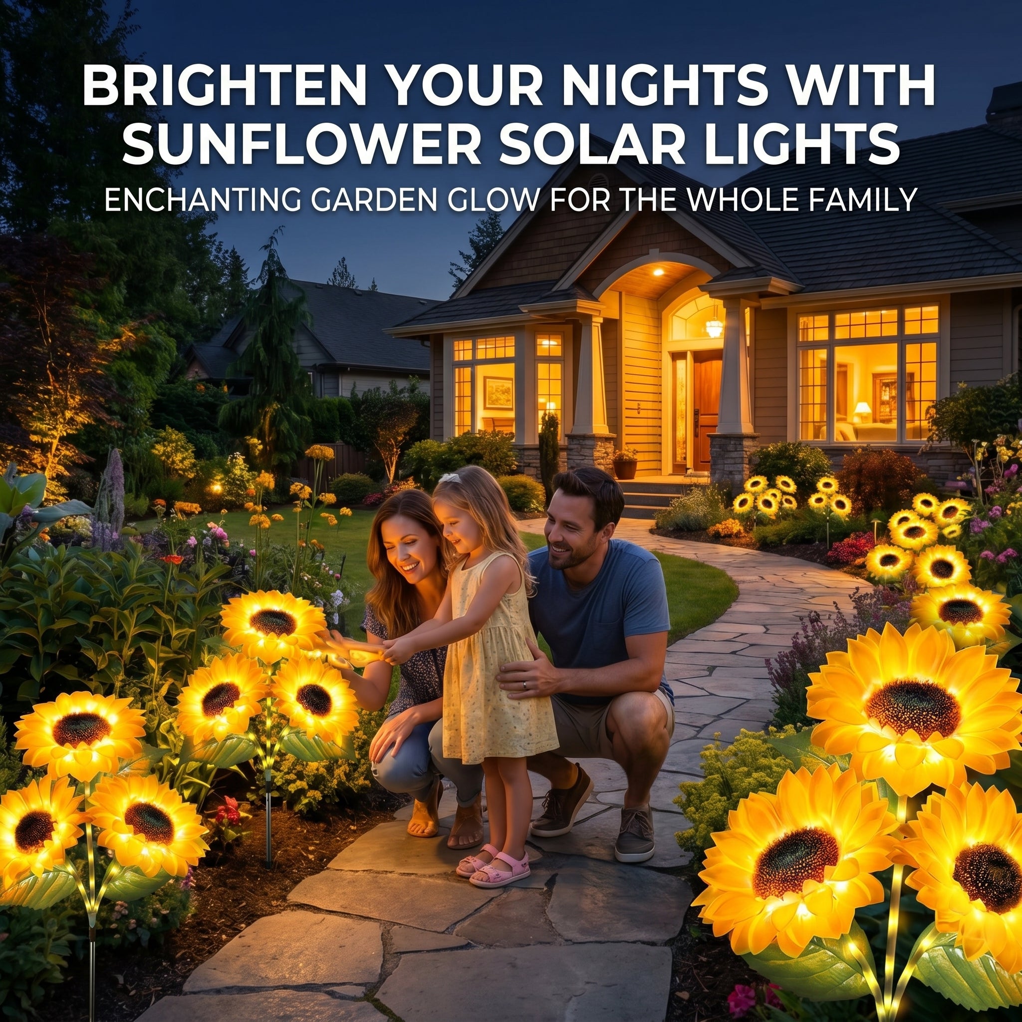 🌻LAST DAY 50% OFF-🌞Solar LED Sunflower Garden Lights