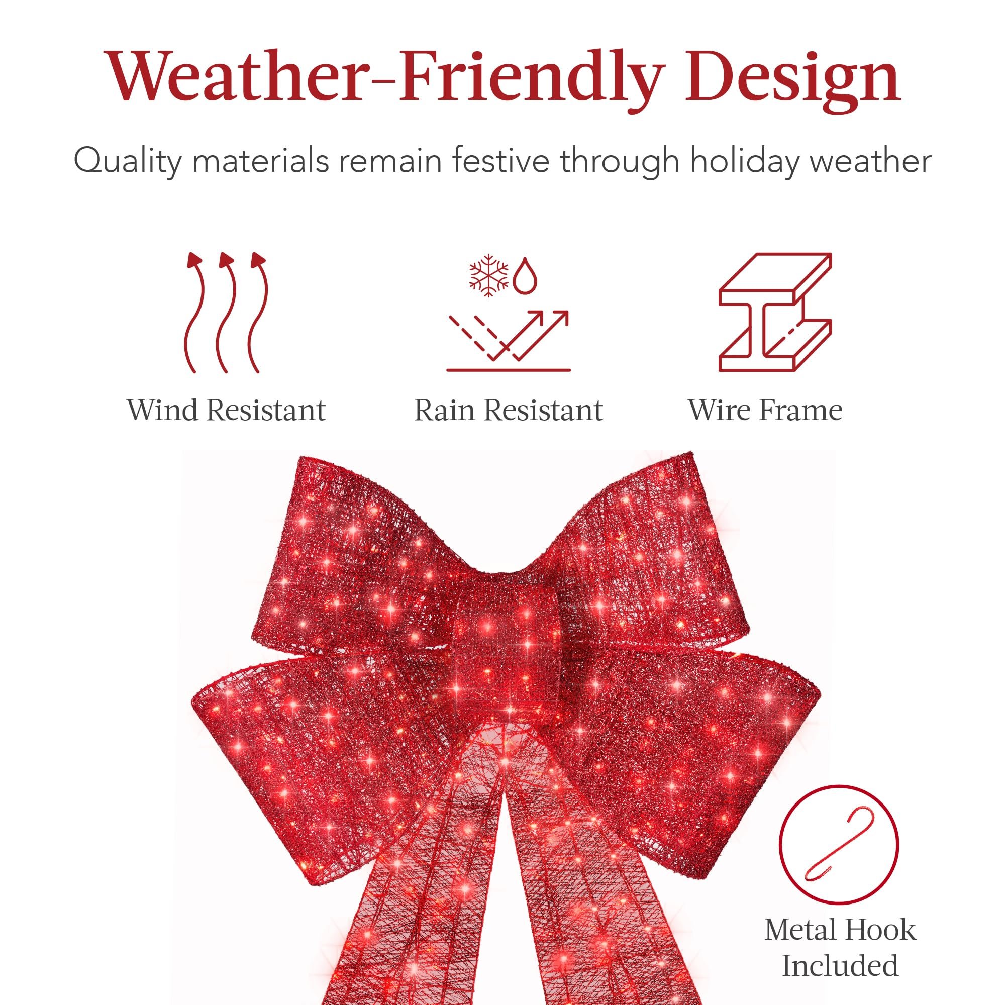 🔥Hot Sale Promotion 52% OFF🎁✨🎄 ​​​LIT CHRISTMAS BOW ​​🎀