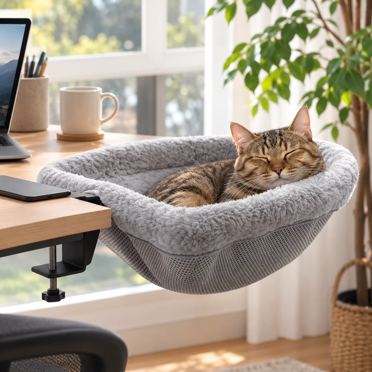 Foldable Cat Desk Bed