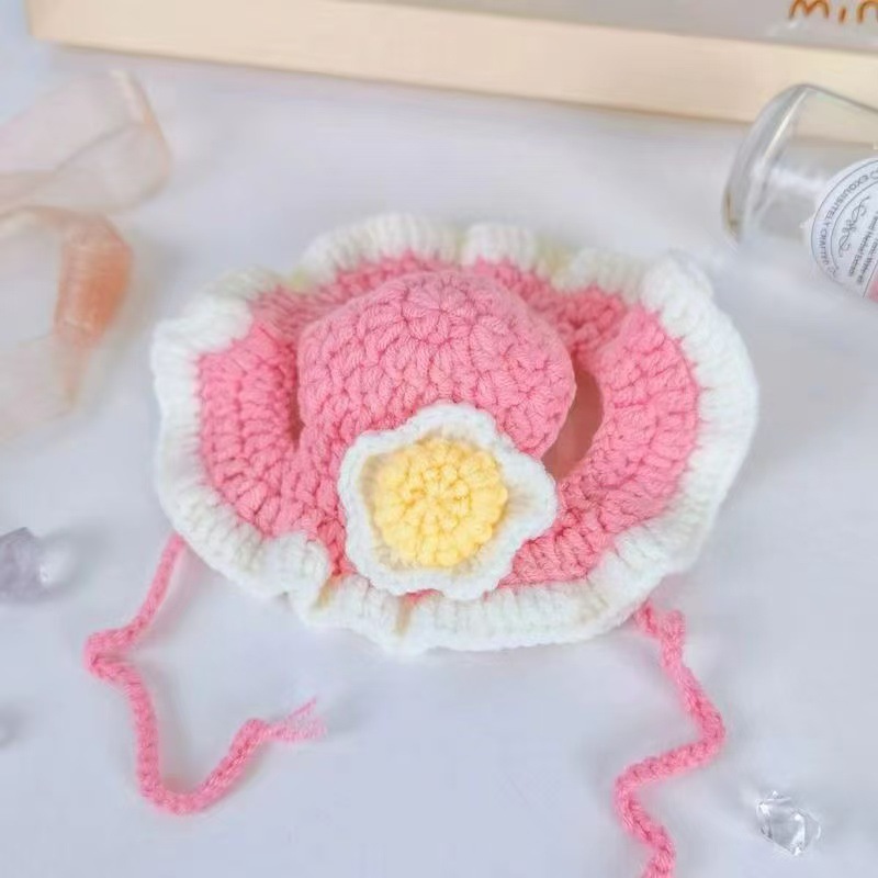 Hand-crocheted pet hats - Cute knitted hats for cats and dogs