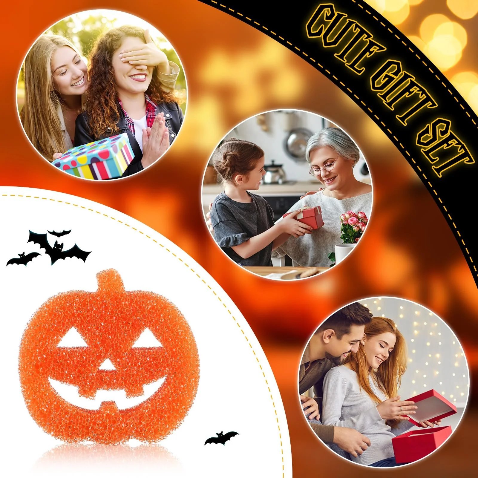 🔥Pcs Halloween Cleaning Sponges👻