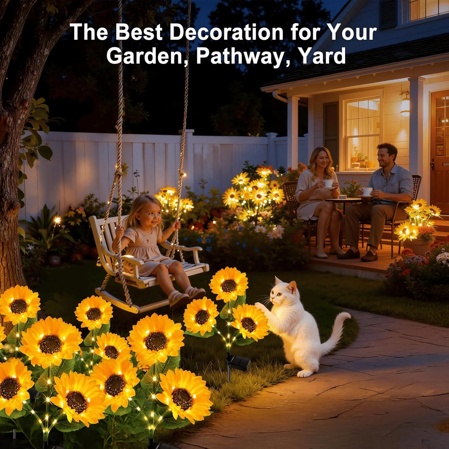 🌻LAST DAY 50% OFF-🌞Solar LED Sunflower Garden Lights