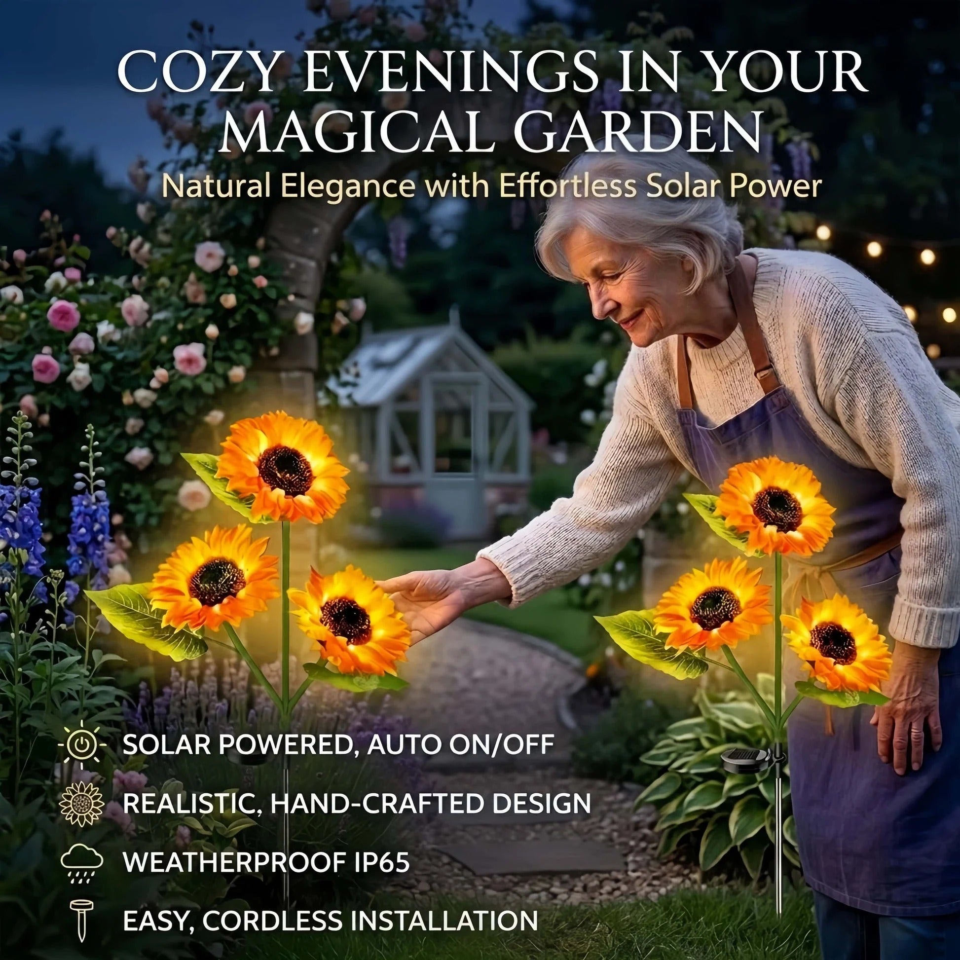 🌻LAST DAY 50% OFF-🌞Solar LED Sunflower Garden Lights