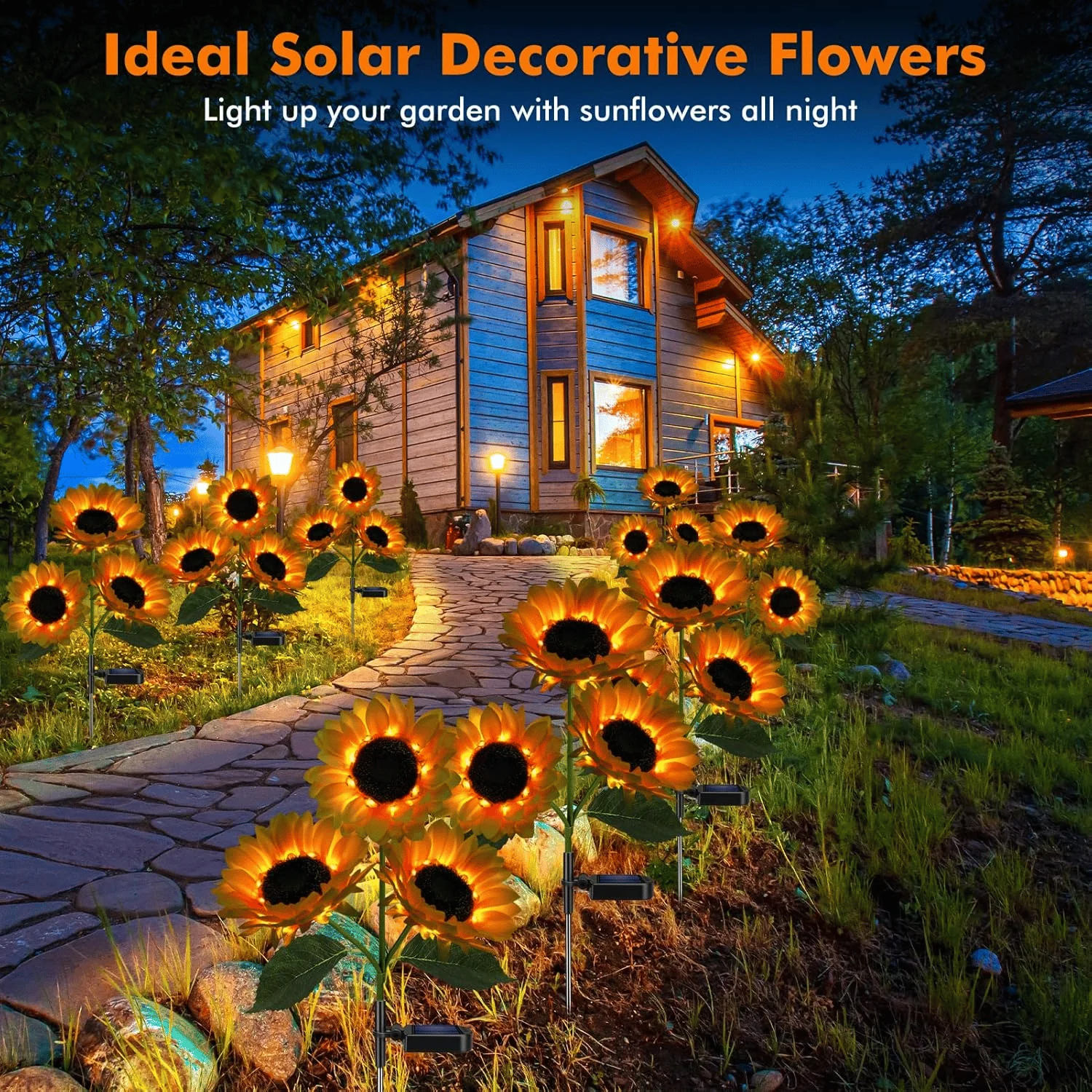 🌻LAST DAY 50% OFF-🌞Solar LED Sunflower Garden Lights