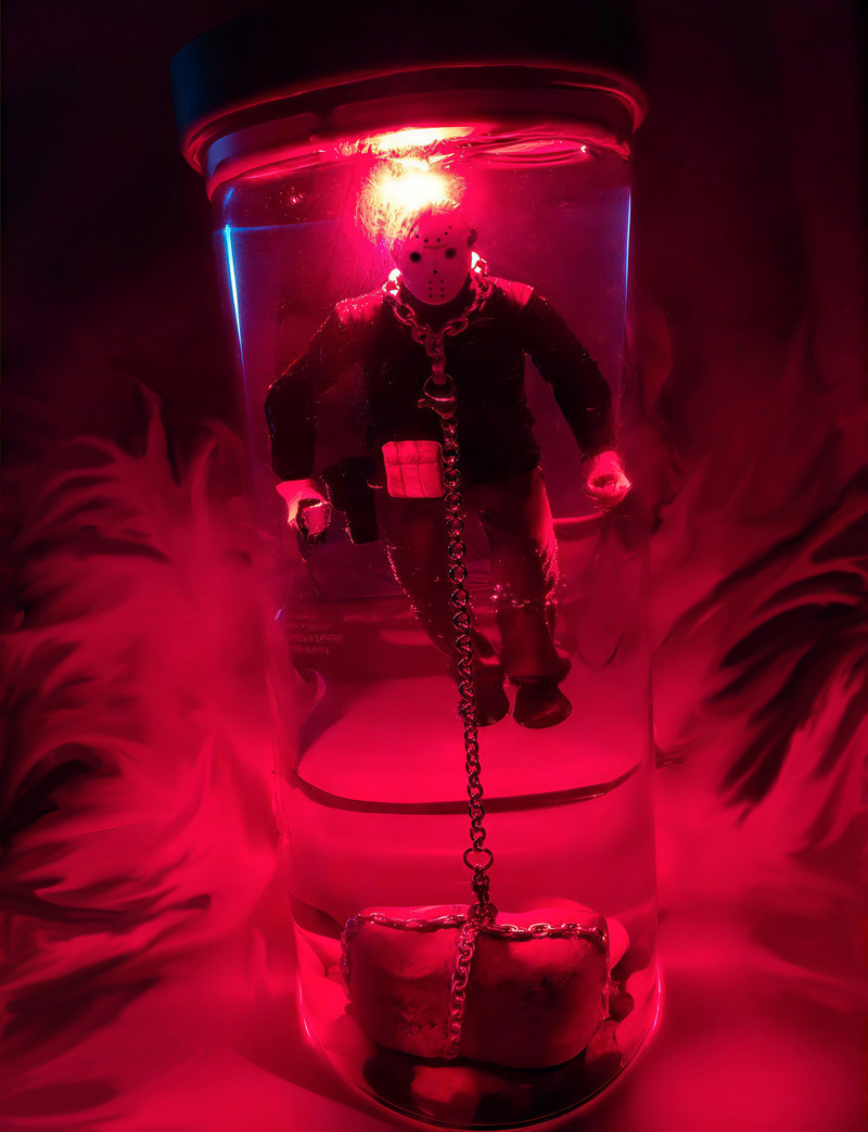 ✨Jason Luminous Water Column Lamp Halloween Decorative Gifts🎁