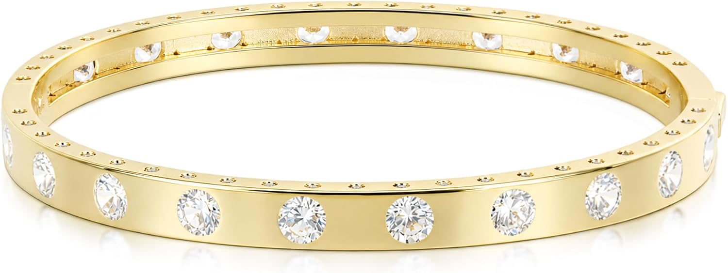 Gold Bangle Bracelets For Women, 14k Gold Filled Bangle Bracelets