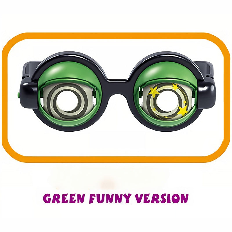 🤪 Kinetic Crazy Eyes Glasses 👓✨ – Animated Moving Eyes 👀 for Instant Laughs 😂 & Party Fun-QR