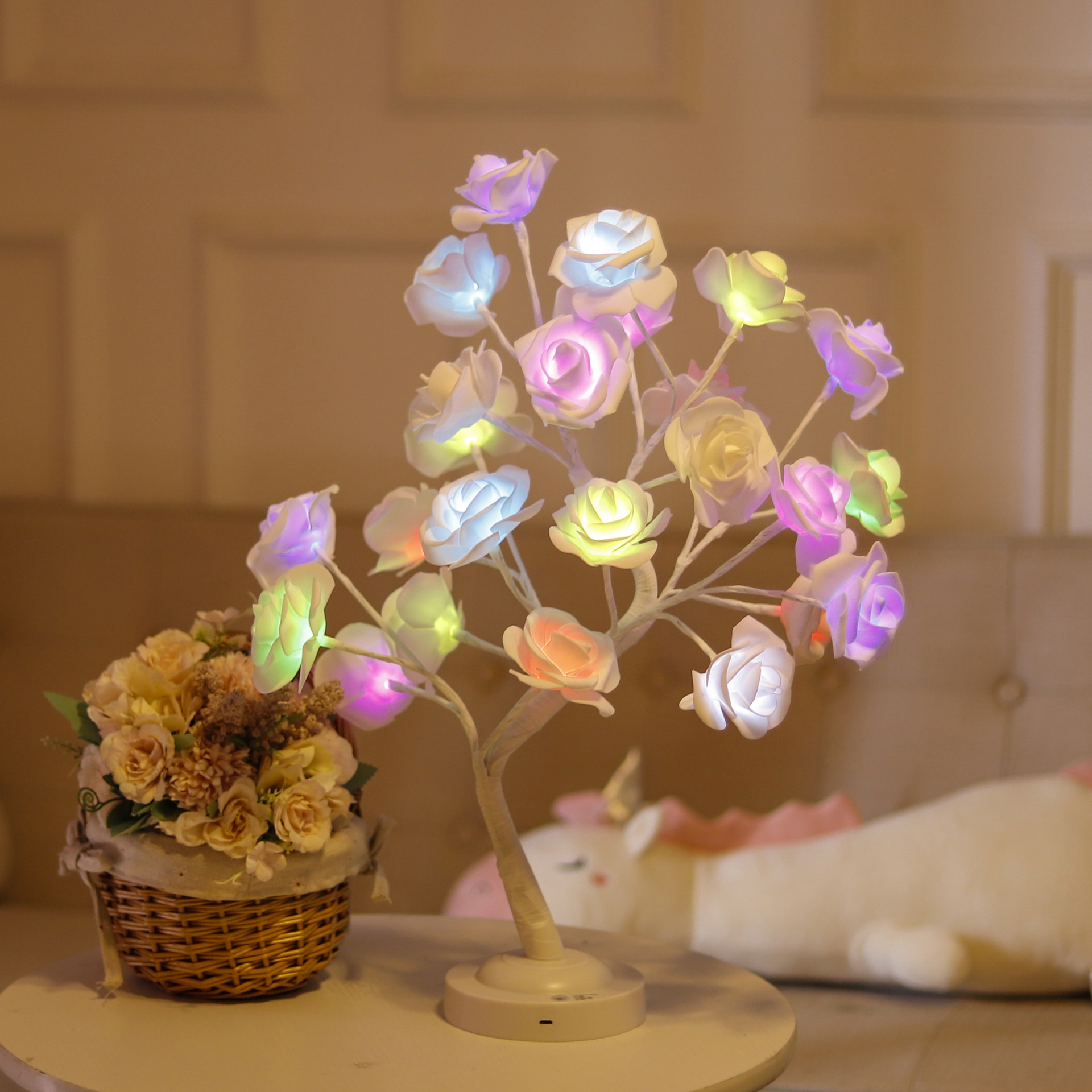 🔥BIGGEST SALE - 49% OFF🔥🔥Forever Rose Tree Lamp🌙