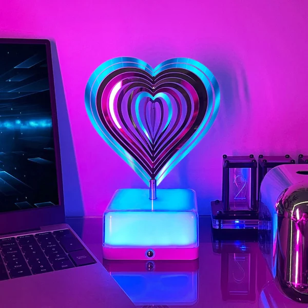 LED 3D Rotating Ambient Night Light