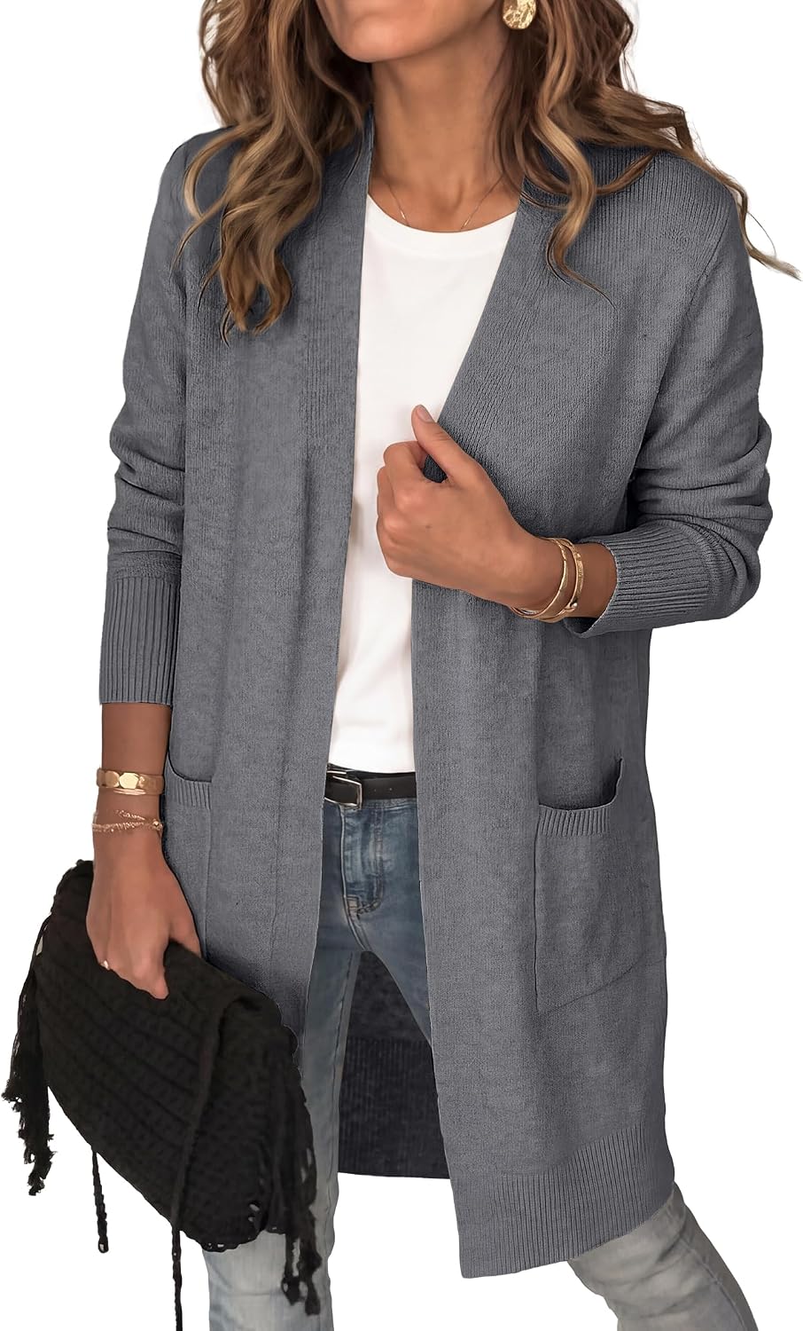 Women's Lightweight Long Cardigan Sweaters 2026 Fall Outfits