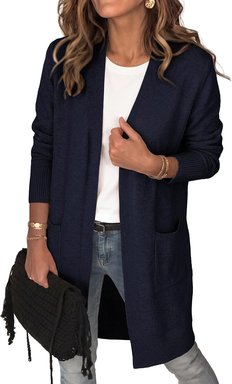 Women's Lightweight Long Cardigan Sweaters 2026 Fall Outfits