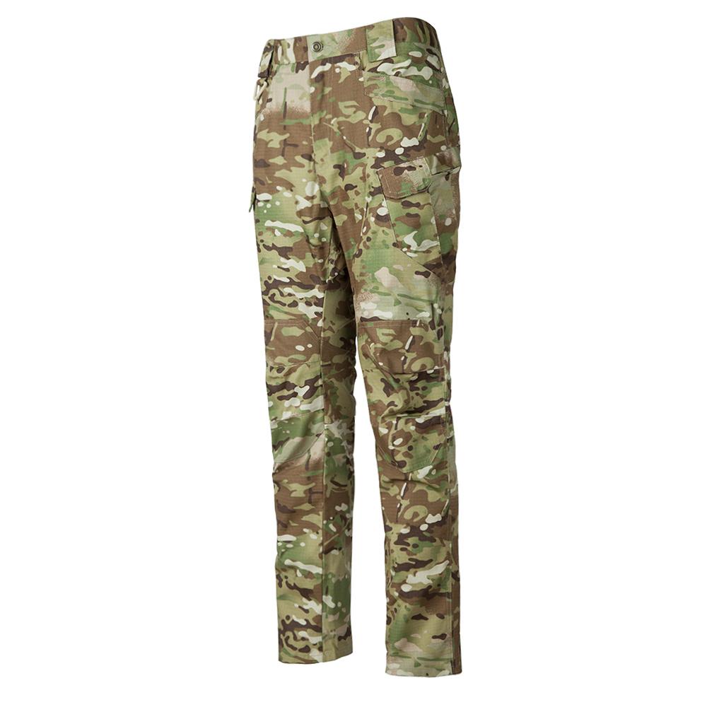 Camouflage Gingham Work Wear Multi-Pocket Pants