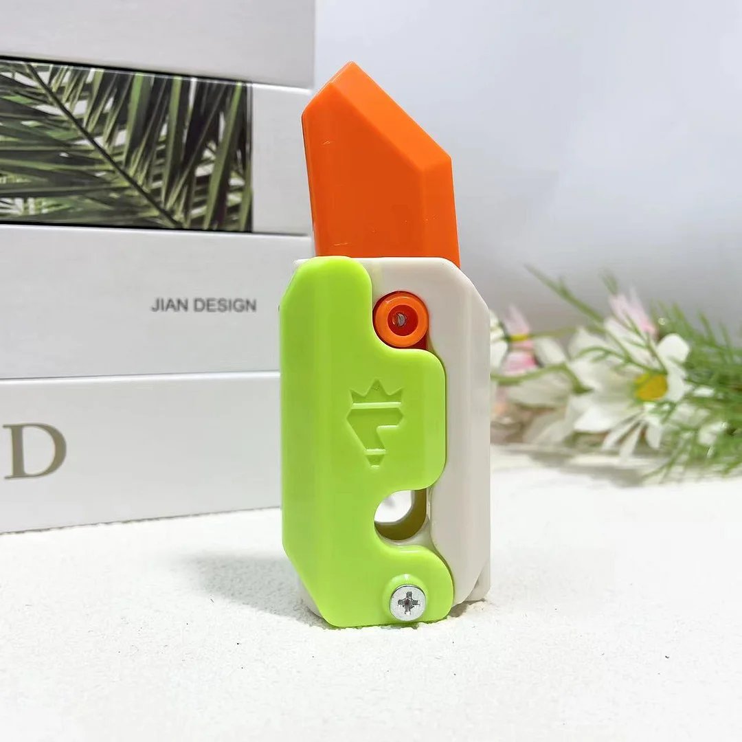 🔥2023 Hot Sale🔥3D Gravity Carrot Knife Decompression Toy