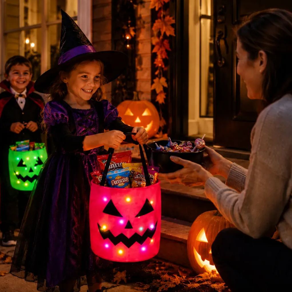 🎃 Spooky Deal Alert: Halloween Candy Bucket Set! 👻