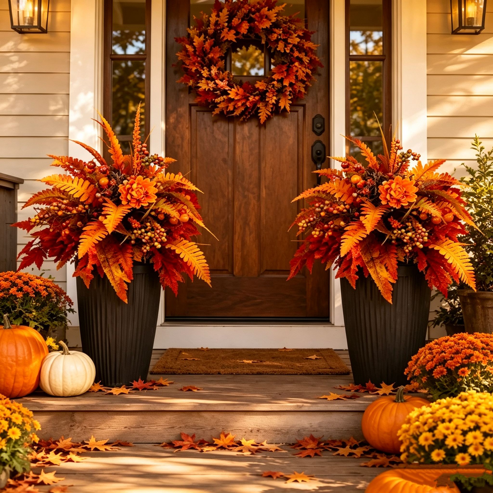 🔥LAST DAY | Early Bird 50% OFF ⏰🍂Autumn Harvest Floral Garden Stake Arrangement!!!