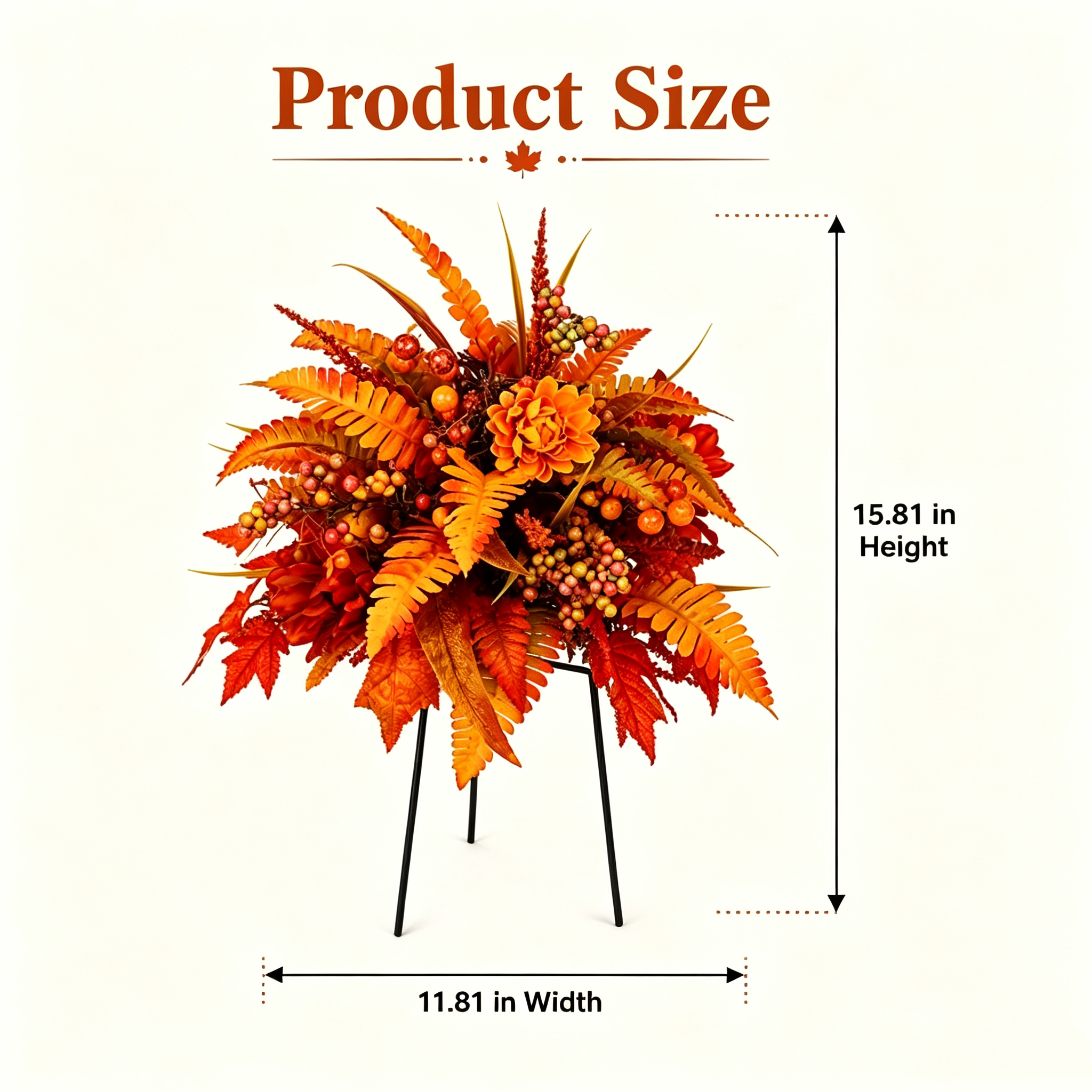 🔥LAST DAY | Early Bird 50% OFF ⏰🍂Autumn Harvest Floral Garden Stake Arrangement!!!