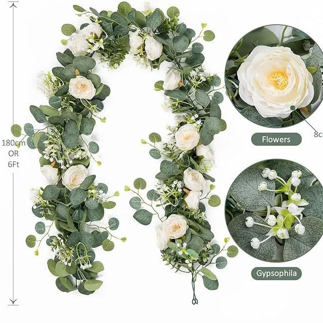 🔥Hot Sale-LAST DAY SPECIAL 50%🌹Artificial Rose Garland Flower Vine